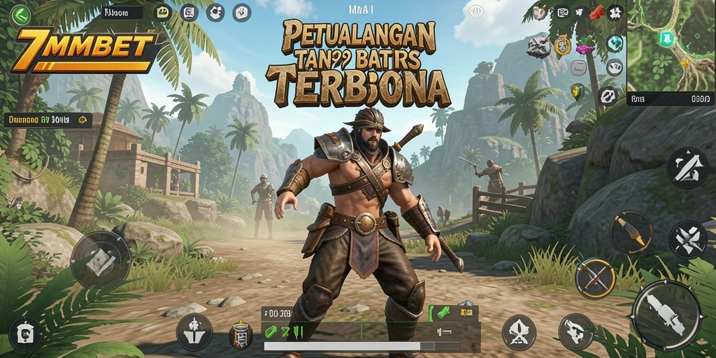 Tampilan gameplay 7MMBET dengan dunia terbuka yang luas.