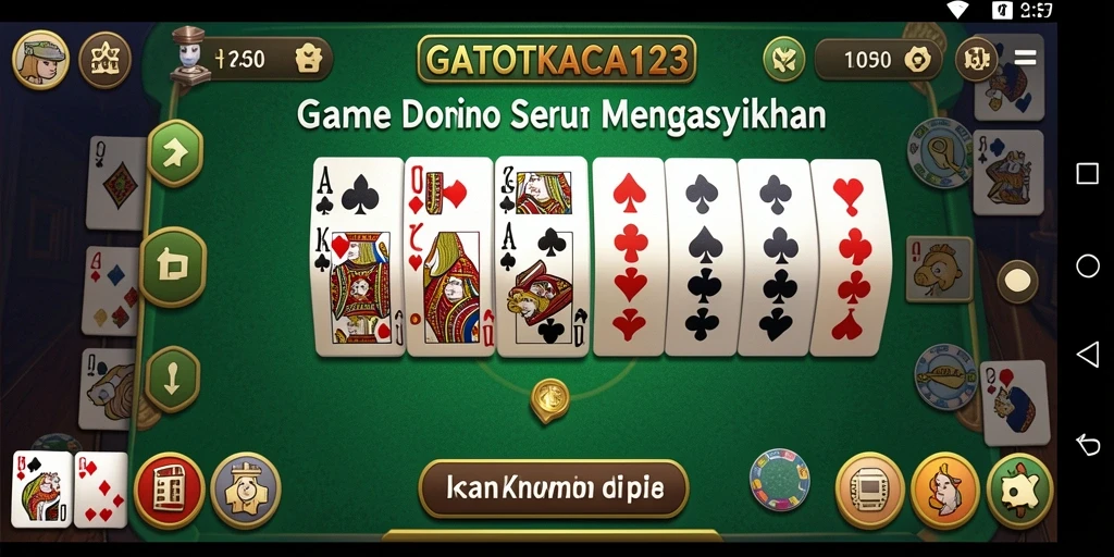 Tampilan gameplay GATOTKACA123 yang seru dan interaktif.