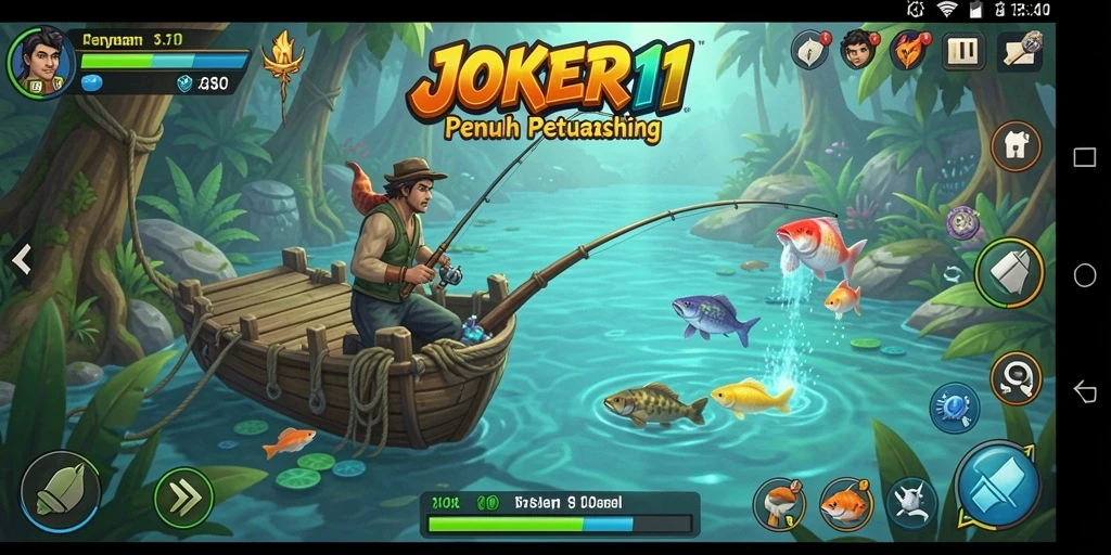 Tangkapan ikan yang mengesankan dalam gameplay JOKER11.