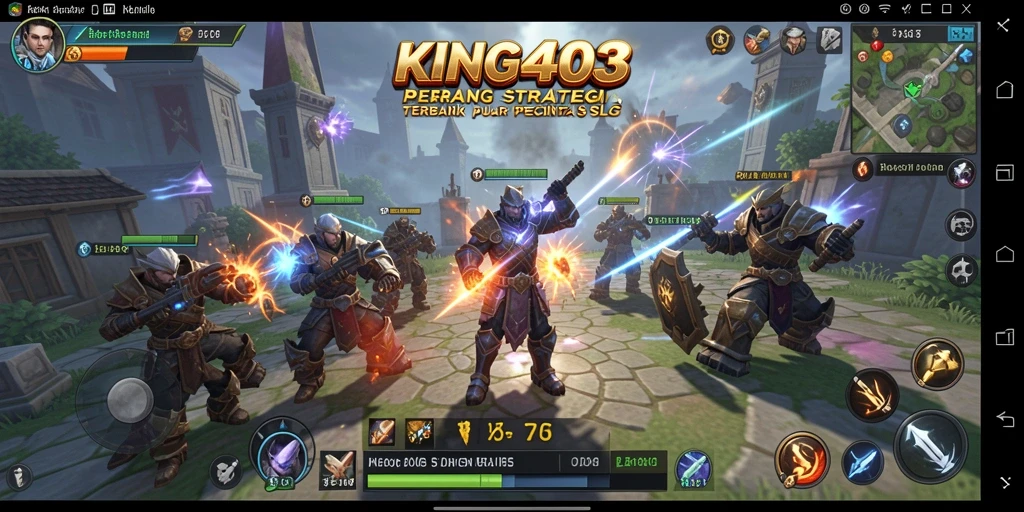 Tangkapan layar KING403 menampilkan aksi seru dan strategi mendalam dalam gameplay SLG.