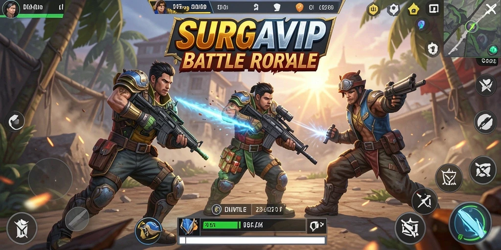 Tangkapan layar dari gameplay mendebarkan di SURGAVIP.
