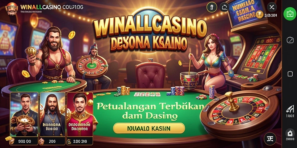 Gameplay seru dan interaktif dalam dunia terbuka WINALLCASINO.